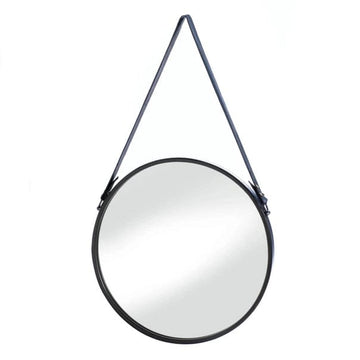 Faire- Zingz Home Mirror Hanging Mirror with Faux Leather Strap